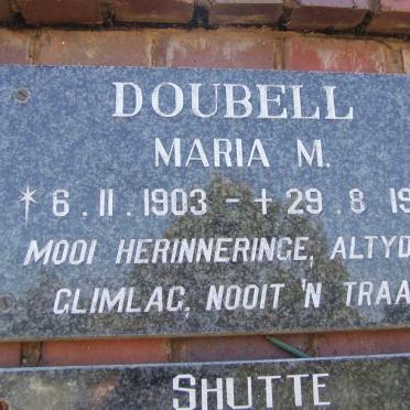 DOUBELL Maria M. 1903-1992