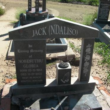 JACK Nobesuthu Gloria 1964-2003