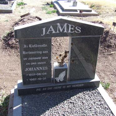 JAMES Johannes 1951-1987