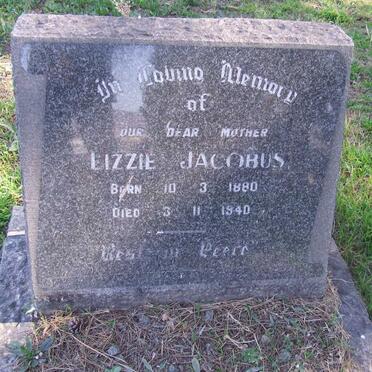 JACOBUS Lizzie 1880-1940