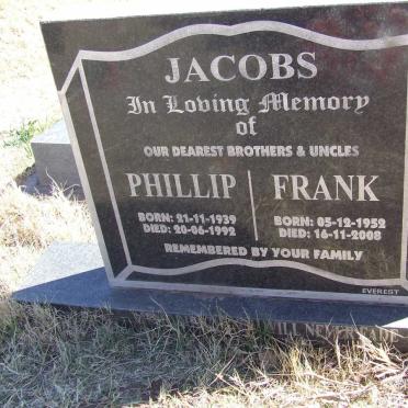 JACOBS Phillip 1939-1992 :: JACOBS Frank 1952-2008