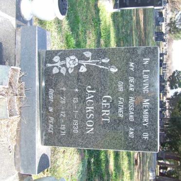 JACKSON Gert 1930-1971