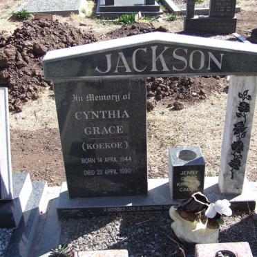 JACKSON Cynthia Grace 1944-1990