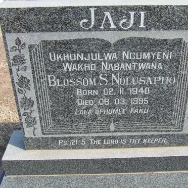 JAJI Blossom S. Nolusapho 1940-1995