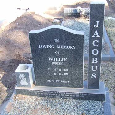JACOBUS Willie 1960-1996