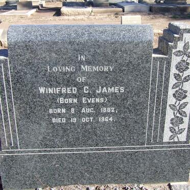 JAMES Winifred C. nee EVANS 1882-1964