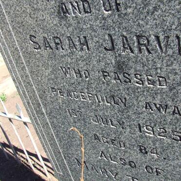 JARVIS Sarah -1925