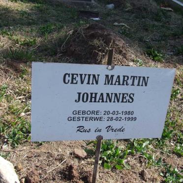 JOHANNES Cevin Martin 1980-1999