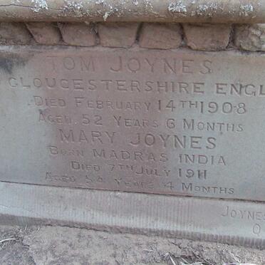 JOYNES Tom -1908 &amp; Mary - 1911