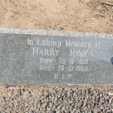 JONES Harry 1891-1960