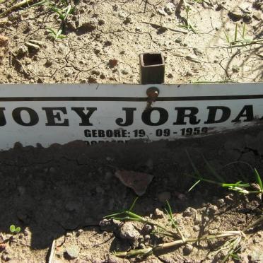 JORDAAN Joey 1959-