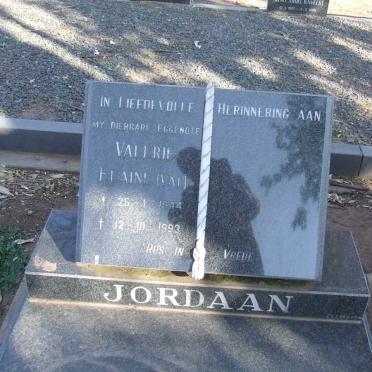 JORDAAN Valerie Elaine 1944-1993