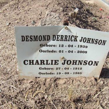 JOHNSON Charlie 1912-1965 :: Desmond Derrick 1939-2008
