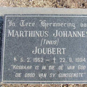 JOUBERT Marthinus Johannes 1952-1994