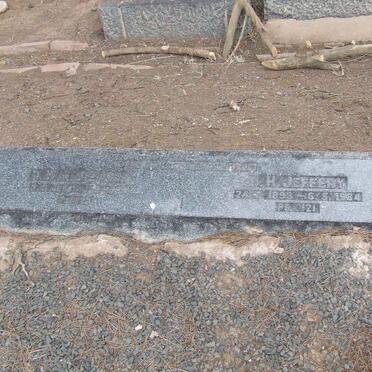 JEFFERY O.W.R. 1890-1949 &amp; J.H. 1893-1984