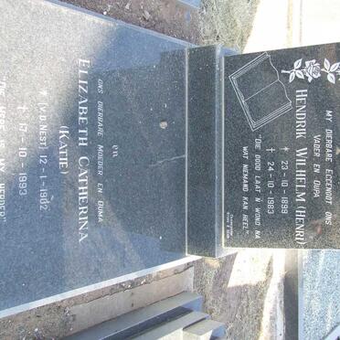 KOCK Hendrik Willem, de 1899-1983 &amp; Elizabeth Catharina V.D. NEST 1902-1993.