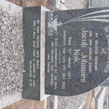 KOK Jacob Johannes 1927-1953