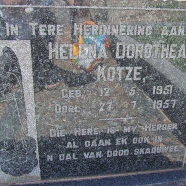 KOTZE Helena Dorothea 1951-1957