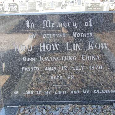 KOW Koo How Lin -1970