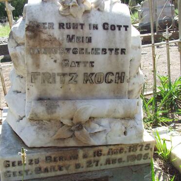 KOCH Fritz 1875-1905
