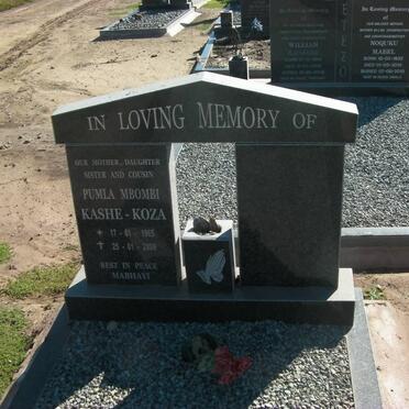 KOZA Pumla Mbombi, Kashe 1965-2009