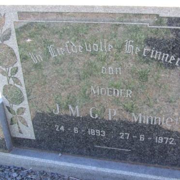 KOTZE W.H.J. 1896-1977 &amp; J.M.G.P. 1893-1972 