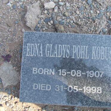 KOBUS Frank Matthew 1901-1986 &amp; Edna Gladys Pohl 1907-1998 