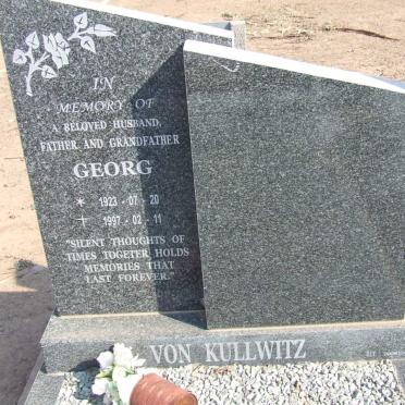 KULLWITZ Georg, von 1923-1997