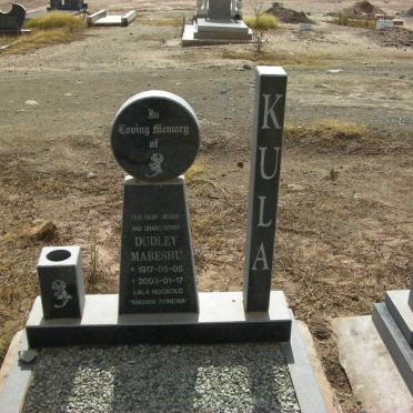 KULA Dudley Mabeshu 1917-2003