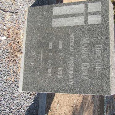 KUNZ Maria 1899-1985