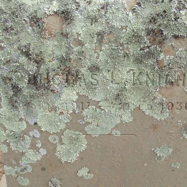 KNIGHT Douglas L. 191?-1930