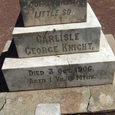 KNIGHT Carlisle George -1906