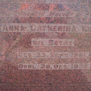 KIESK Anna Catherina nee BOTHA 1891-1936