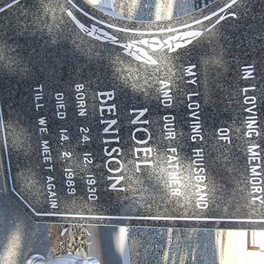 KIRK Noel Benison 1930-1989 