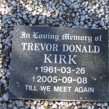 KIRK Noel Benison 1930-1989 :: KIRK Trevor Donald 1961-2005