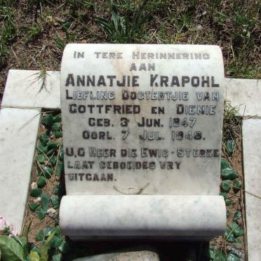 KRAPOHL Annatjie 1947-1948