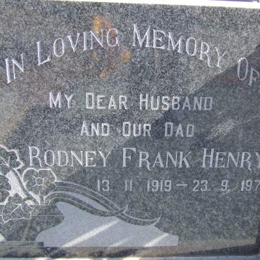 KREBS Rodney Frank Henry 1919-1970