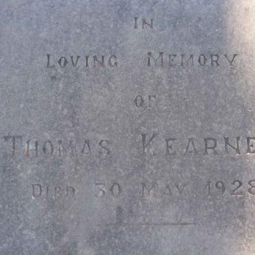 KEARNEY Thomas -1928