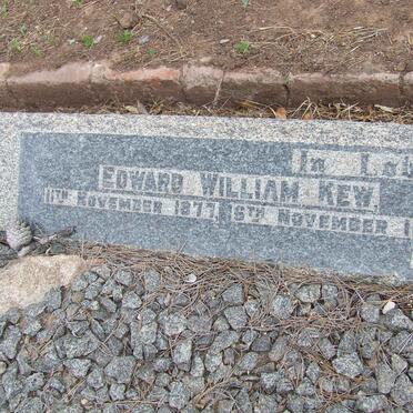 KEW Edward William 1877-1960 