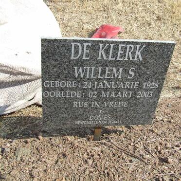 KLERK Willem S., de 1928-2003