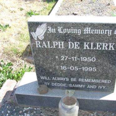 KLERK Ralph, de 1950-1995