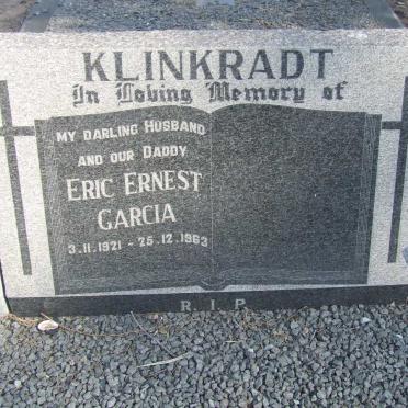 KLINKRADT Eric Ernest Garcia 1921-1963