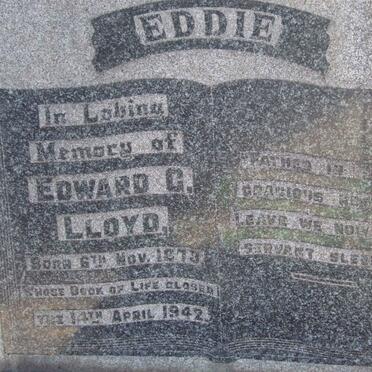 LLOYD Edward G. 1873-1942