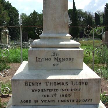 LLOYD Henry Thomas -1895