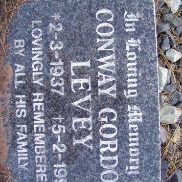 LEVEY Conway Gordon 1937-1999