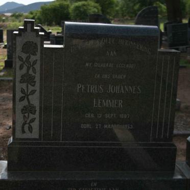LEMMER Petrus Johannes 1887-1953 &amp; Marguerite Magdeline YOUNGER 1900-1953 :: LEMMER Hendrik Jacobus Petrus -1942 