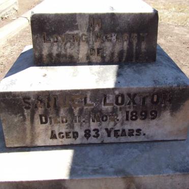 LOXTON Samuel -1899