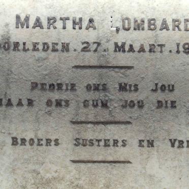 LOMBARD Martha -1930