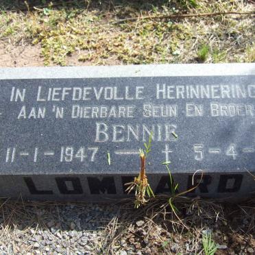 LOMBARD Bennie 1947-1967