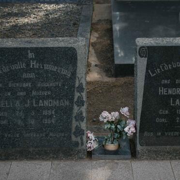 LANDMAN Hendrik Petrus 1888-1972 &amp; Isabella J. 1894-1954